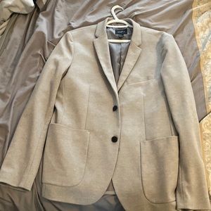 Men’s Silver Suit Blazer Jacket